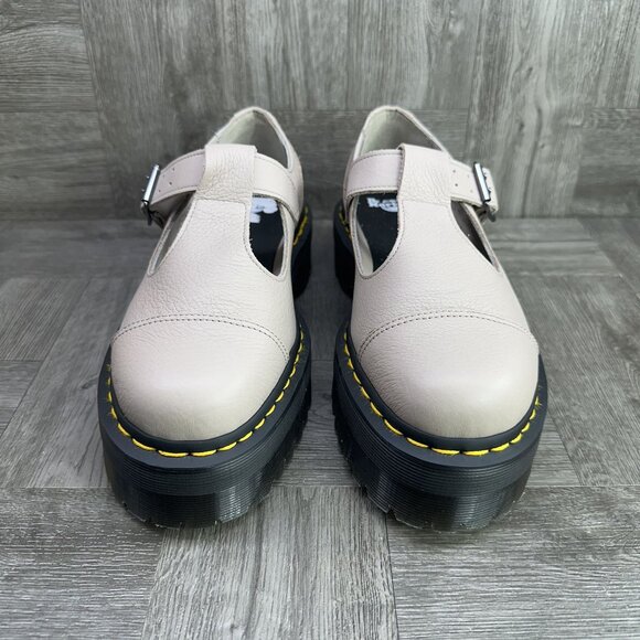 Dr. Marten's Bethan Women's size 11 Leather Light Taupe Shoes - Picture 4 of 8